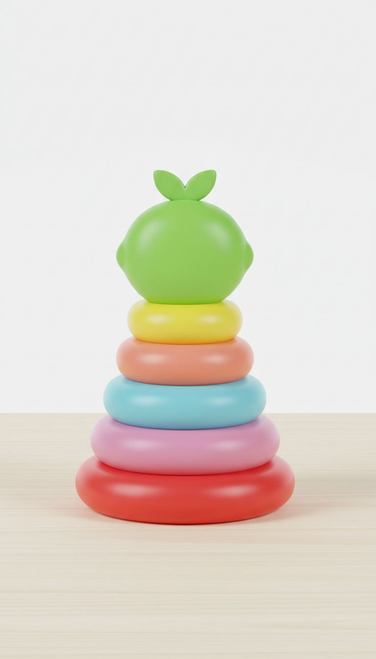 Lively lemon stacker rings