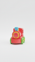 Rocket red rolling train