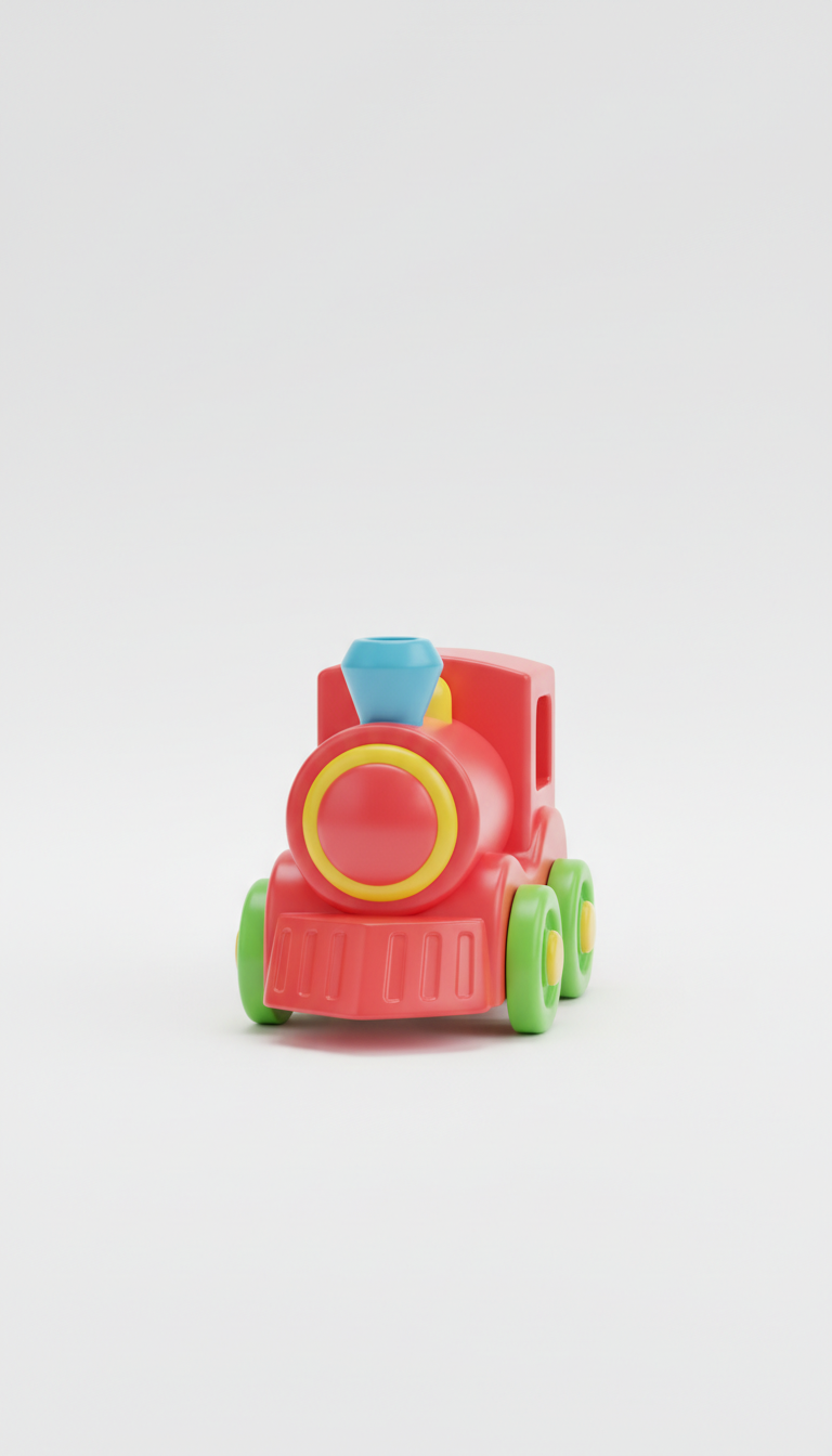 Rocket red rolling train